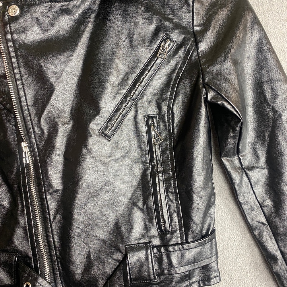 Lioness faux leather moto jacket size XS - Picture 2 of 10